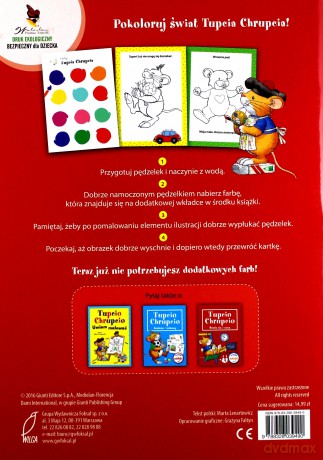 Moja ulubiona kolorowanka Tupcio Chrupcio [KSIĄŻKA]