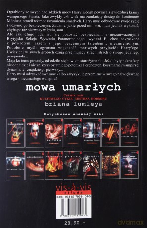 Mowa umarłych nekroskop 4 - Brian Lumley [KSIĄŻKA]