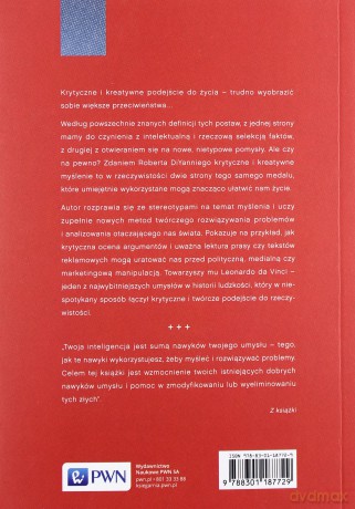 Pomyśl zanim pomyślisz - Robert Diyanni [KSIĄŻKA]