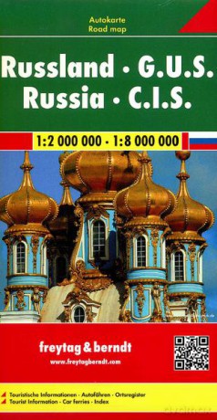 Rosja mapa 1:2 000 000/1:8 000 000