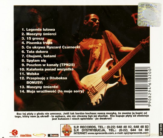 Kazik Na Żywo: Las maquinas de la muerte [CD]