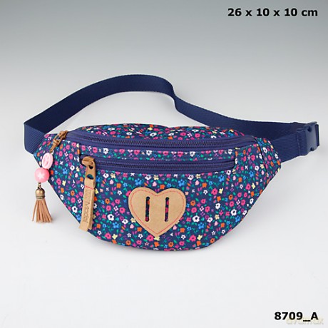 Saszetka do paska nerka Mille fleurs top model 8709a