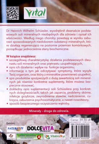 Sole Schusslera. Minerały wzmacniające odporność - Margit Muller-Frahling [KSIĄŻKA]