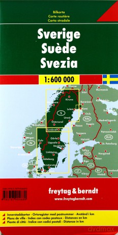 Szwecja mapa 1:600 000