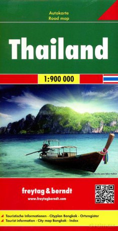 Tajlandia mapa 1:900 000
