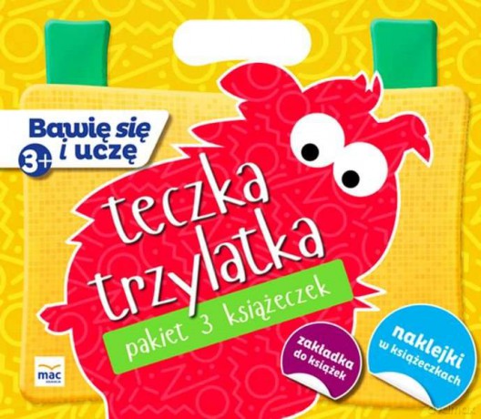 Teczka trzylatka bawię się i uczę - Wiesława Żaba-Żabińska [KSIĄŻKA]