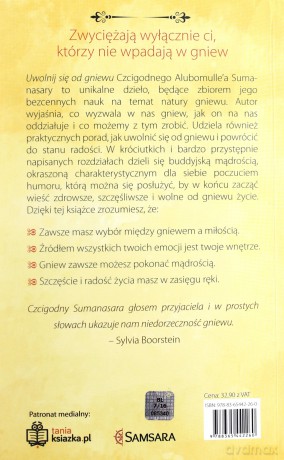 Uwolnij się od gniewu. Rozumienie gniewu, panowanie nad gniewem, odnajdowanie radości - Alubomulle Sumanasara [KSIĄŻKA]