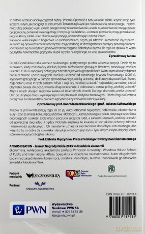 Wielka ucieczka. Zdrowie, bogactwo i źródła nierówności - Angus Deaton [KSIĄŻKA]