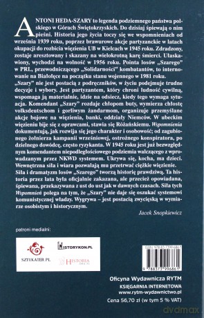 Wspomnienia Szarego - Antoni Heda (twarda) [KSIĄŻKA]