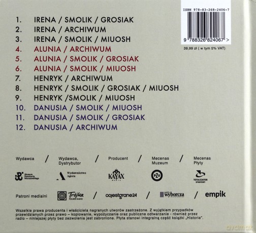 Smolik & Grosiak & Miuosh: Historie (digibook) [CD]