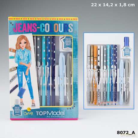 Zestaw kreatywny Jeans colours 8072a