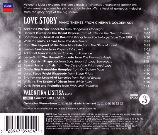 Valentina Lisitsa: Love Story [CD]