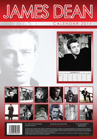 James Dean: Kalendarz 2017 [KALENDARZ]