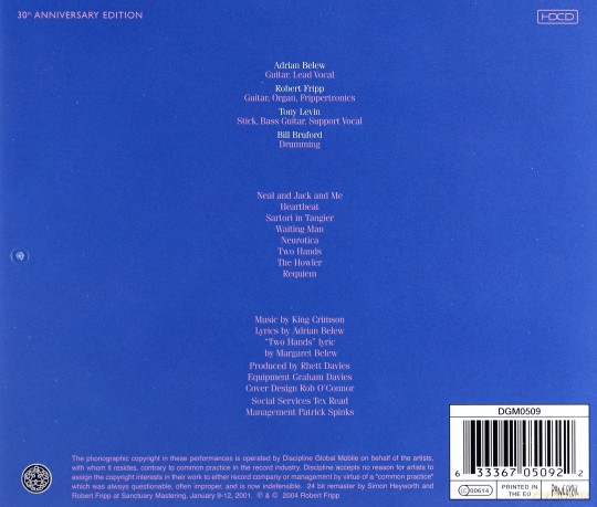 King Crimson: Beat [CD]
