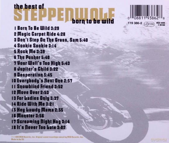 Steppenwolf: Born To Be Wild Best Of [CD]