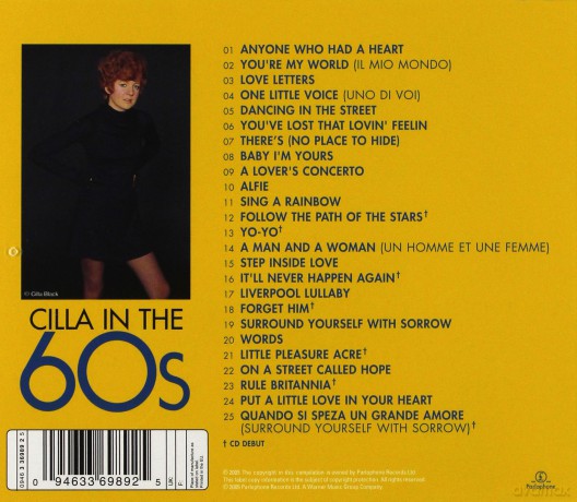Cilla Black: Cilla In The 60's [CD]