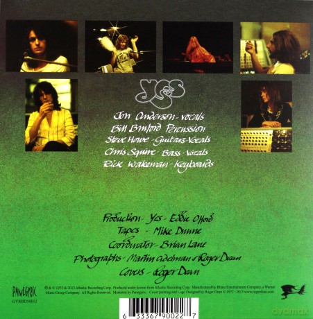 Yes: Close To The Edge [CD]+[Blu-Ray]