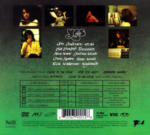 Yes: Close To The Edge Definitive Edition [CD]+[DVD]