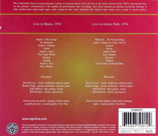 King Crimson: Collectable King Crimson vol. 1 [2CD]