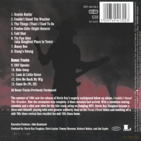Stevie Ray Vaughan: Couldn't Stand The Weather [CD]