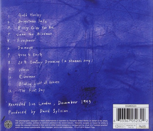 David Sylvian & Robert Fripp: Damage [CD]