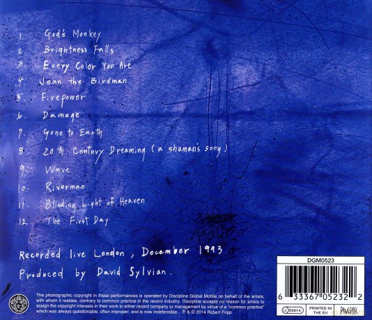 David Sylvian & Robert Fripp: Damage [CD]