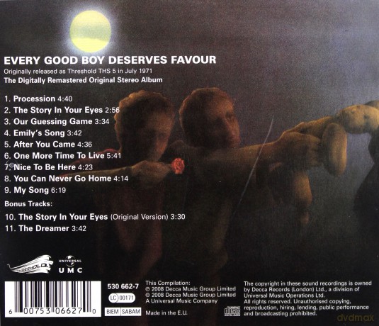 Moody Blues: Every Good Boy Deserves Favour [CD]