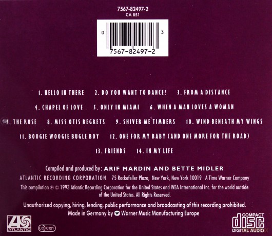 Bette Midler: Experience The Divine Greatest Hits [CD]