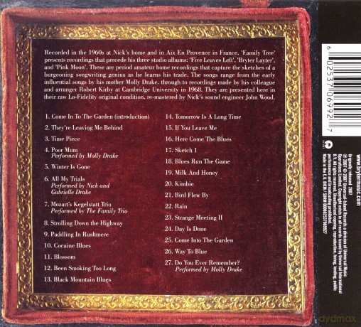 Nick Drake: Family Tree [CD]