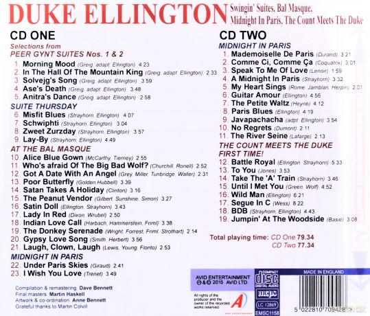Duke Ellington: Four Classic Albums [2CD]