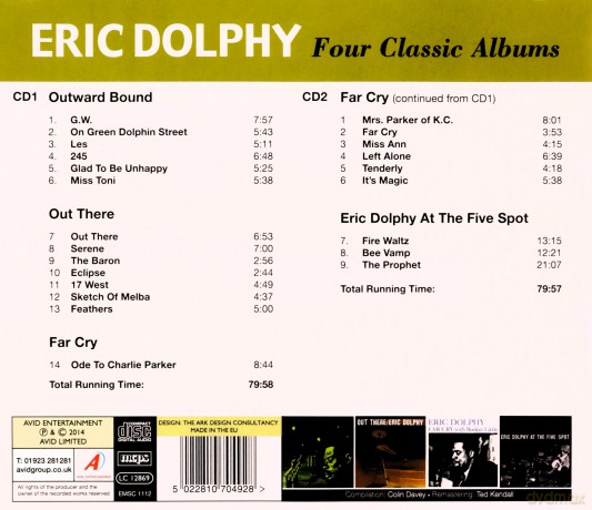 Eric Dolphy: Four Classic Albums [2CD]