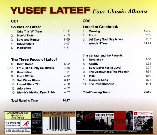 Yusef Lateef: Four Classic Albums [2CD]