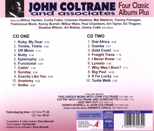 John Coltrane: Four Classic Albums Plus [2CD]