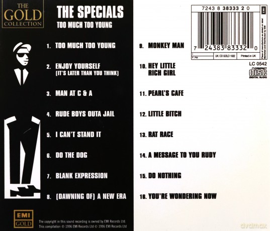 Specials: Gold Collection Too Much Too Young [CD]