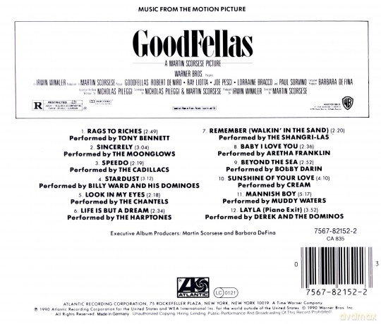 Goodfellas Music From The Movie [CD]