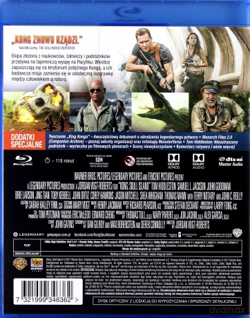 Kong: Wyspa Czaszki [Blu-Ray]