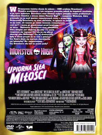 Monster High (Straszna kolekcja) 05: Upiorna siła Miłości (booklet) [DVD]
