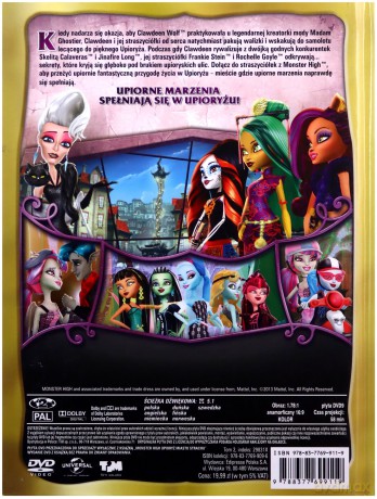 Monster High (Straszna kolekcja) 02: Upioryż: Miasto Strachu (booklet) [DVD] 