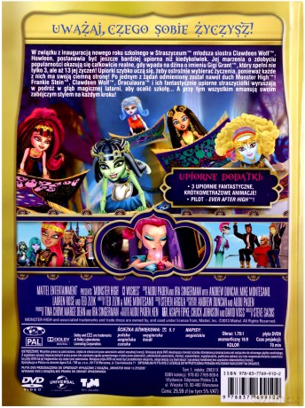 Monster High (Straszna kolekcja) 01: 13 Życzeń (booklet) [DVD]