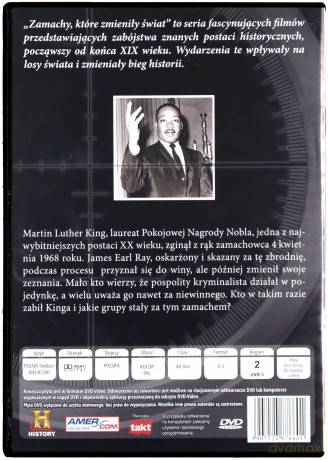 Zamachy które zmienily świat 04: Martin Luther King [DVD]