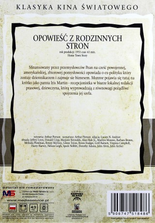 Klasyka Kina Światowego: Opowieść z Rodzinnych Stron [DVD]