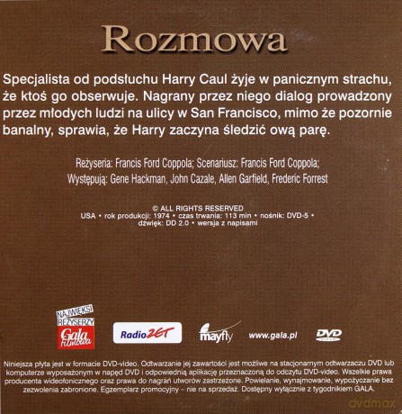 Rozmowa (wydanie gazetowe) [DVD]