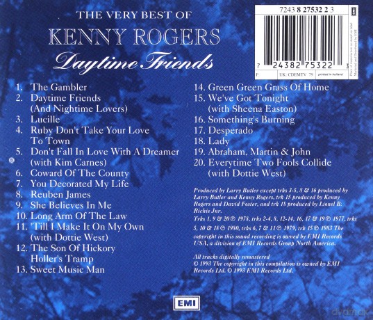 Kenny Rogers: Daytime Friends Very Best Of [CD]