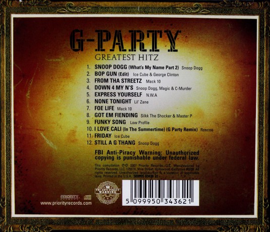 Snoop Dogg G Party: Greatest Hits [CD]
