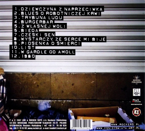 Koniec Świata: Burgerbar (digipack) [CD]