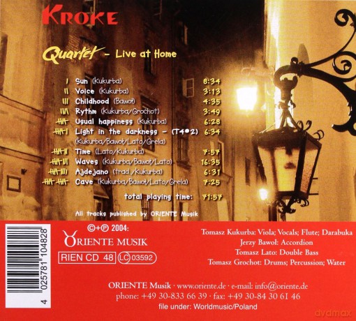 Kroke: Quartet - Live At Home [CD]