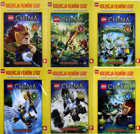 LEGO Chima odcinki 1-24 [BOX] [6DVD]