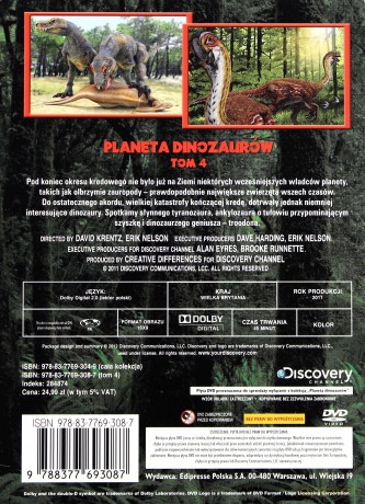 Planeta Dinozaurów (Discovery Channel) Tom 4 (booklet) [DVD]