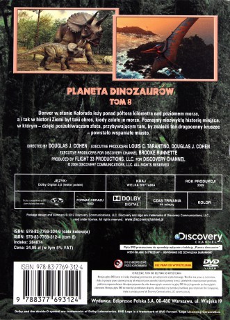 Planeta Dinozaurów (Discovery Channel) Tom 8 (booklet) [DVD]