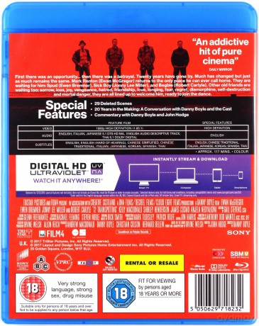 T2: Trainspotting 2 (Limited Edition) [Blu-Ray]